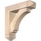 Ekena Millwork Imperial Arts and Crafts Smooth Bracket w/ Offset Brace, Douglas Fir, 5 1/2"W x 20"D x 20"H BKT0604X20X20IMP03SDF - alternate 1